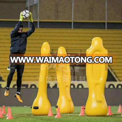 Air mannequins for football training