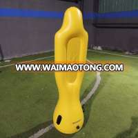 inflatable soccer dummy used for soccer and football training